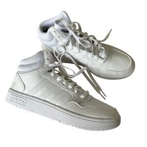 Adidas Hoops 3.0 Mid Classic Sneaker Women’s Size 8 White
